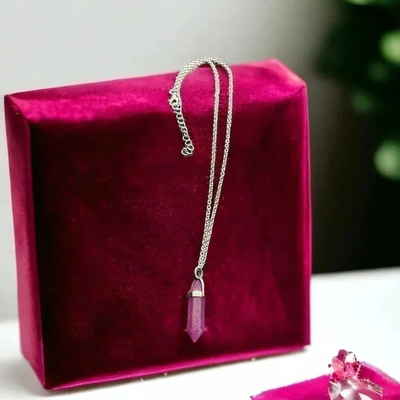 Crystal Pendant Necklace - Picture 4 of 8